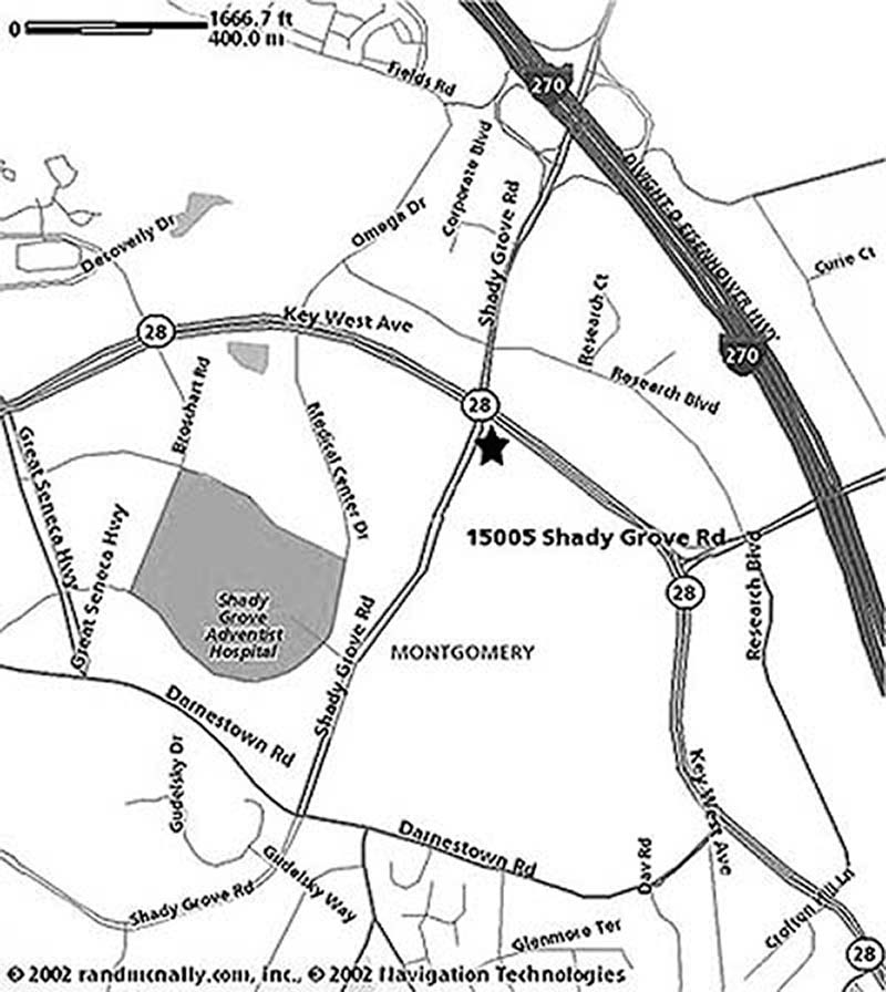 Map to Travel Advisory & Immunization Clinic